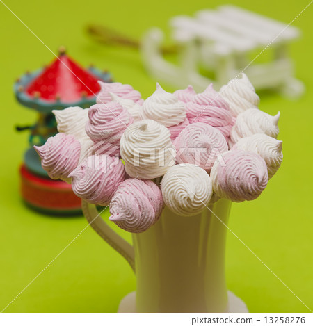 Homemade pink and white marshmallow 13258276