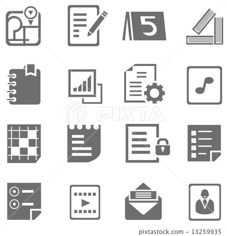document icons, file icons document icons, file icons 13259935