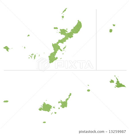 Okinawa Prefecture Map 13259987