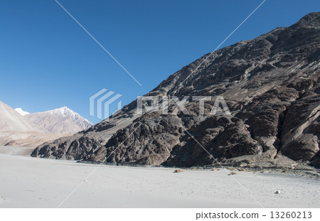 Nubra valley in Himalayas, Hunder, Ladakh, India Nubra valley in Himalayas, Hunder, Ladakh, India 13260213