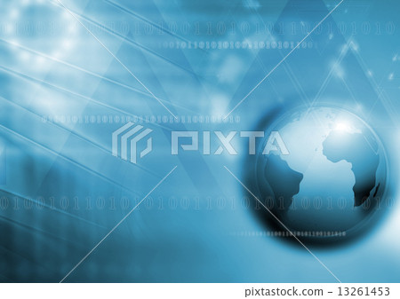 Hi-tech abstract blue design Hi-tech abstract blue design 13261453