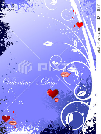 Valentine`s Day greeting card 13263037