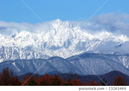 North Alps from Ooka village North Alps from Ooka village 13263469