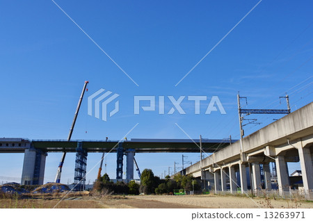 Area central road Construction near Joetsu Shinkansen intersection December 2014 Connection drawing completed figure Area central road Construction near Joetsu Shinkansen intersection December 2014 Connection drawing completed figure 13263971