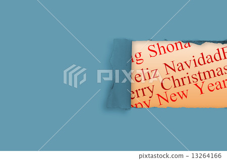 Composite image of rip in paper Composite image of rip in paper 13264166
