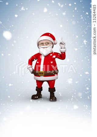 Composite image of cartoon santa 13264485