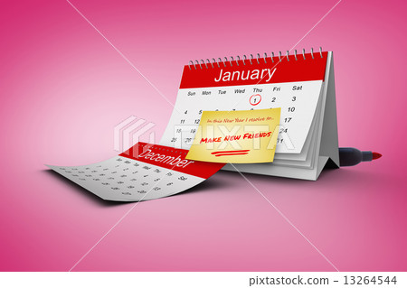 Composite image of new years resolutions 13264544