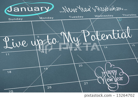 Composite image of new years resolutions Composite image of new years resolutions 13264702
