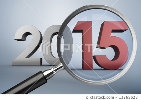 Composite image of magnifying glass Composite image of magnifying glass 13265628