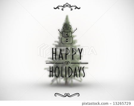 Composite image of happy holidays banner Composite image of happy holidays banner 13265729