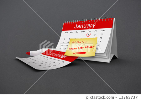 Composite image of new years resolutions 13265737