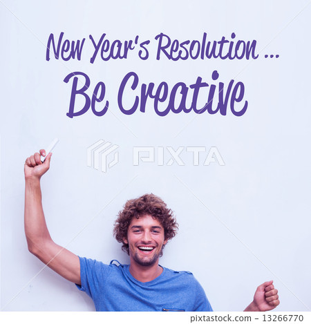 Composite image of new years resolution 13266770