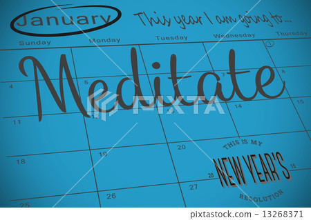 Composite image of new years resolutions Composite image of new years resolutions 13268371