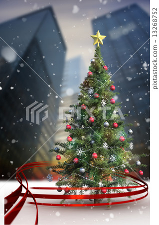 Composite image of christmas tree Composite image of christmas tree 13268752