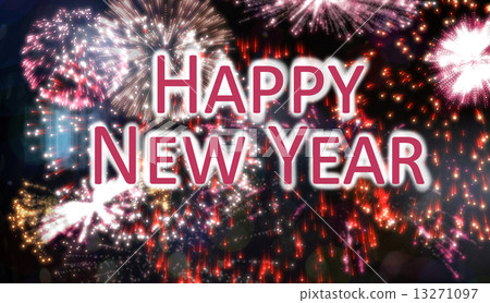 Composite image of happy new year 13271097