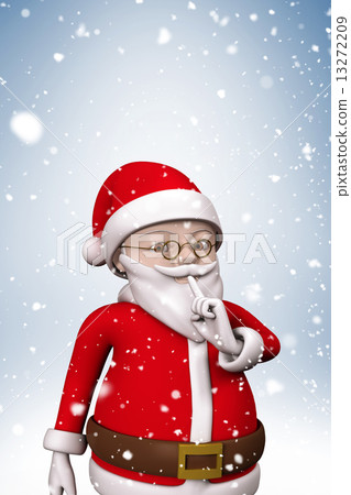 Composite image of cartoon santa Composite image of cartoon santa 13272209