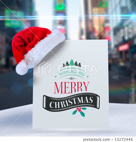 Composite image of christmas message 13272448