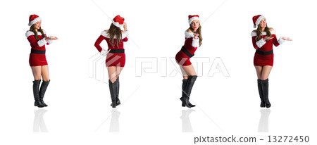 Composite image of different festive blondes 13272450
