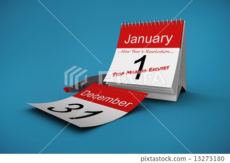 Composite image of new years resolutions 13273180