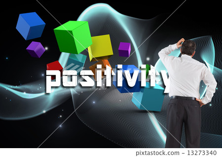 Composite image of mature businessman looking and considering Composite image of mature businessman looking and considering 13273340