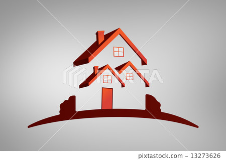Composite image of house Composite image of house 13273626