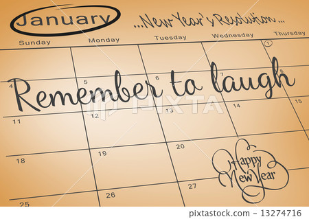 Composite image of new years resolutions 13274716