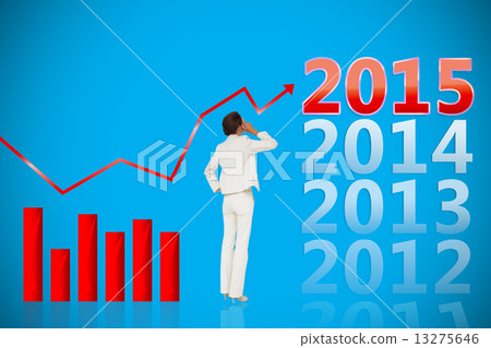 Composite image of thinking businesswoman Composite image of thinking businesswoman 13275646