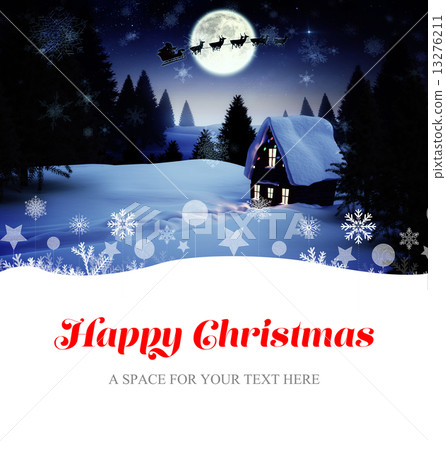 Composite image of happy christmas 13276211