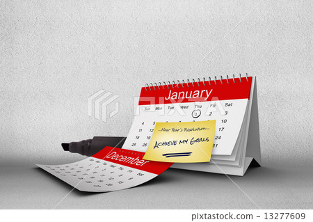 Composite image of new years resolutions 13277609