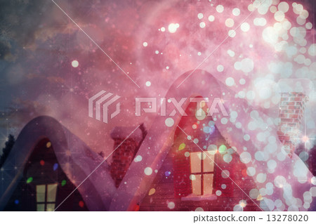 Composite image of cute christmas village 13278020