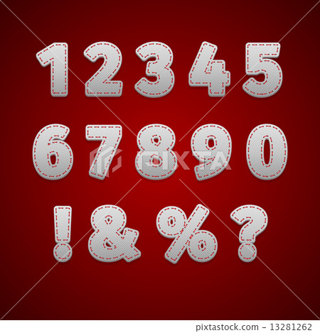 Stitched Fabric 13281262