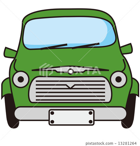 汽車_迷你轎車綠色 13281264