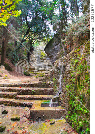 Greece. Rhodes. City park Rodini. Greece. Rhodes. City park Rodini. 13281677