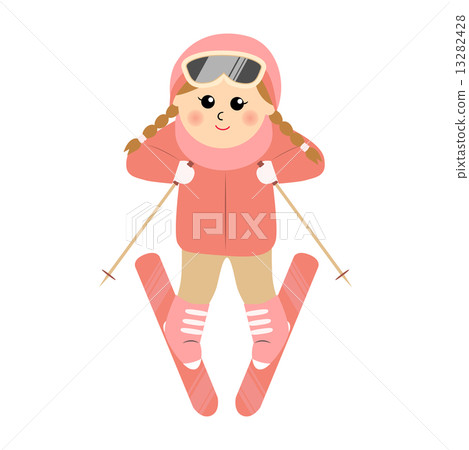 女孩滑雪 13282428