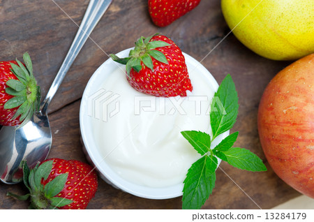 fruits and yogurt fruits and yogurt 13284179