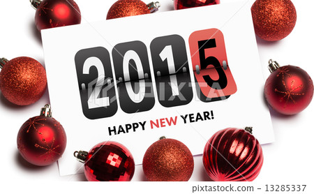Composite image of happy new year 2015 Composite image of happy new year 2015 13285337