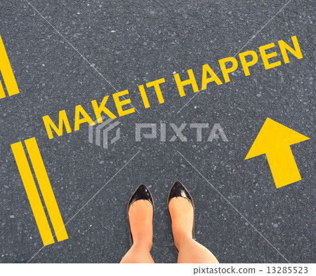 Composite image of businesswomans feet 13285523