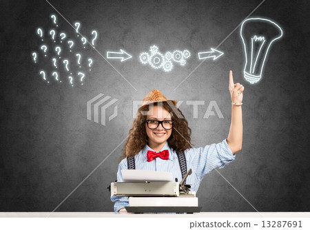 Girl writer Girl writer 13287691