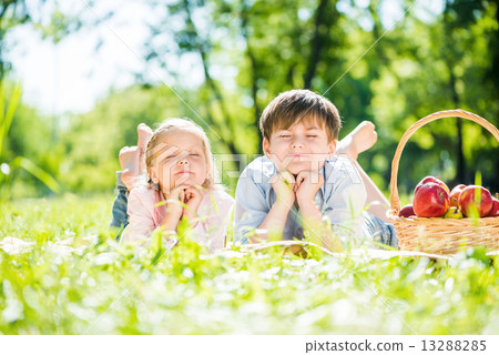 Kids at picnic Kids at picnic 13288285