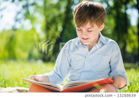 Boy in summer park 13288639