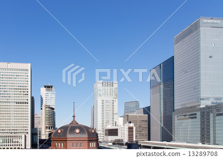 東京站周圍的建築物 東京站周圍的建築物 13289708