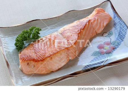 King salmon steak King salmon steak 13290179