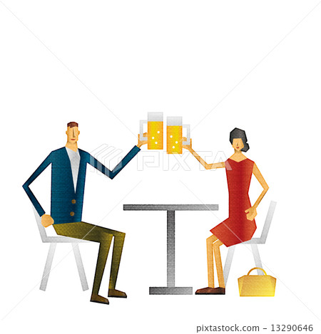 Dating restaurant couple beer 13290646