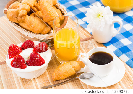 圖庫照片: continental breakfast