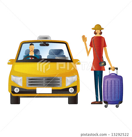 出租車交通女性旅遊觀光 13292522