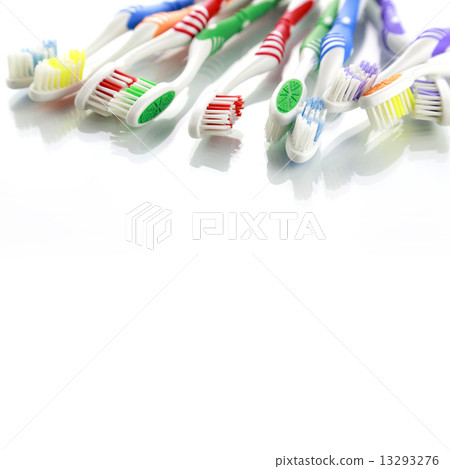 Toothbrush on white background Toothbrush on white background 13293276
