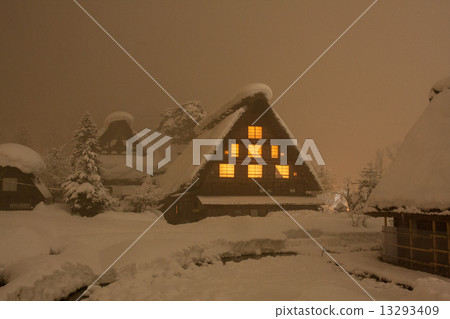 冬天白川鄉 冬天白川鄉 13293409