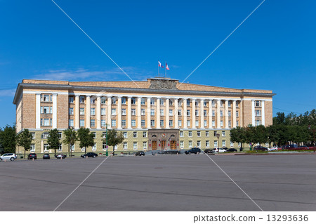 Great Novgorod. City Council building on the Victory square... 13293636