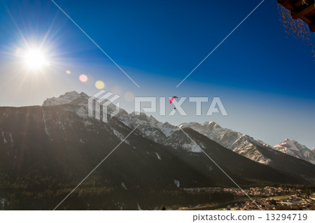 Ski resort of Neustift Stubai glacier Austria 13294719