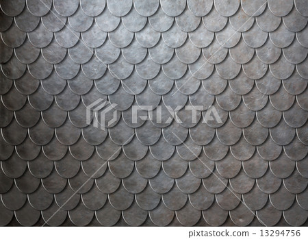Rusty metal scales armor background 13294756